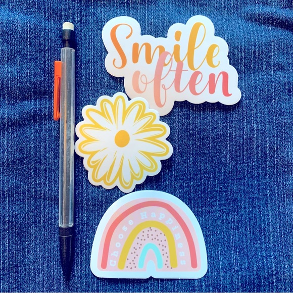 Pink & Yellow Sticker Set 🌸💖 - Picture 4 of 4